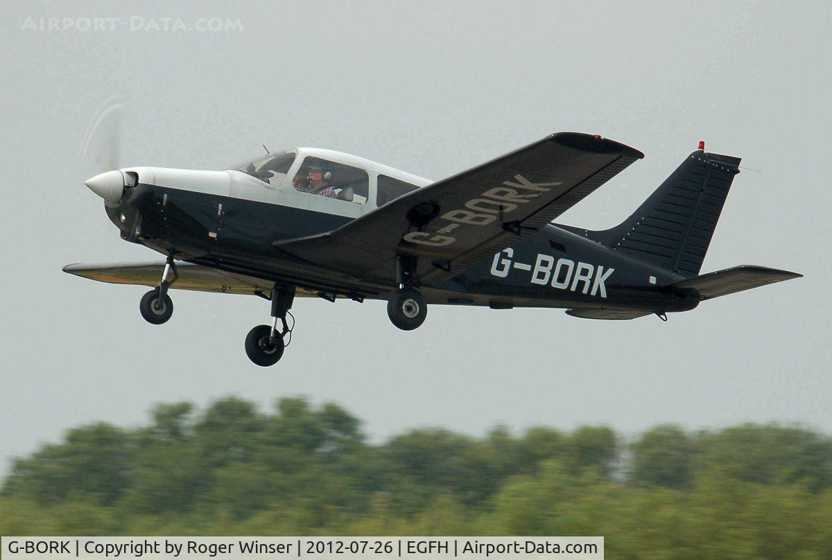 G-BORK, 1981 Piper PA-28-161 Cherokee Warrior II C/N 28-8116095, Visiting Piper Cherokee Warrior II