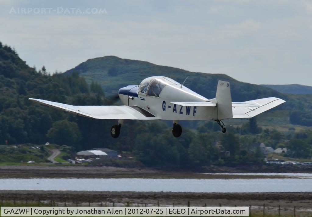 G-AZWF, 1965 SAN Jodel DR-1050 Ambassadeur C/N 130, Departing from Oban (Connel) airport.