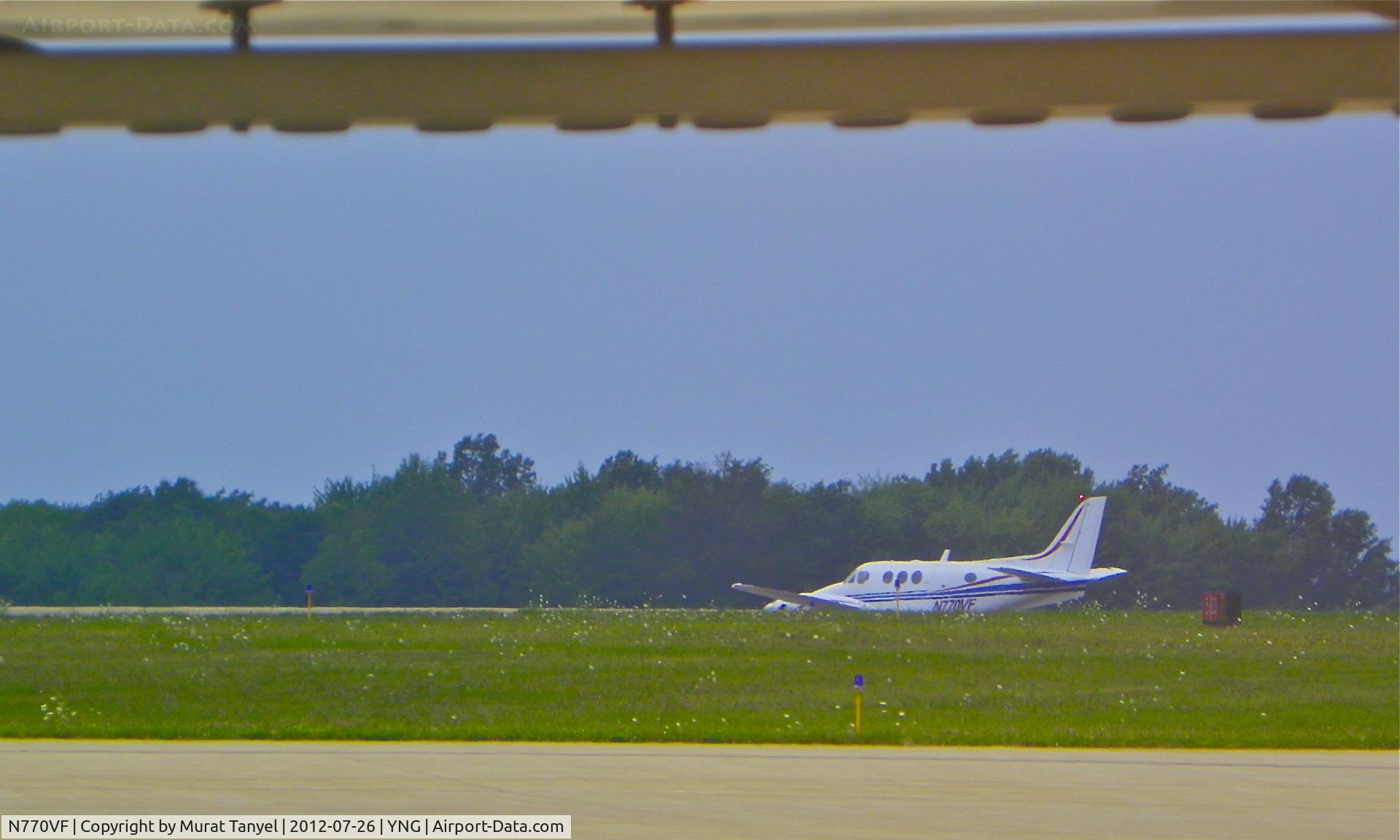 N770VF, 2001 Raytheon Aircraft Company C90A C/N LJ-1641, About to take off
