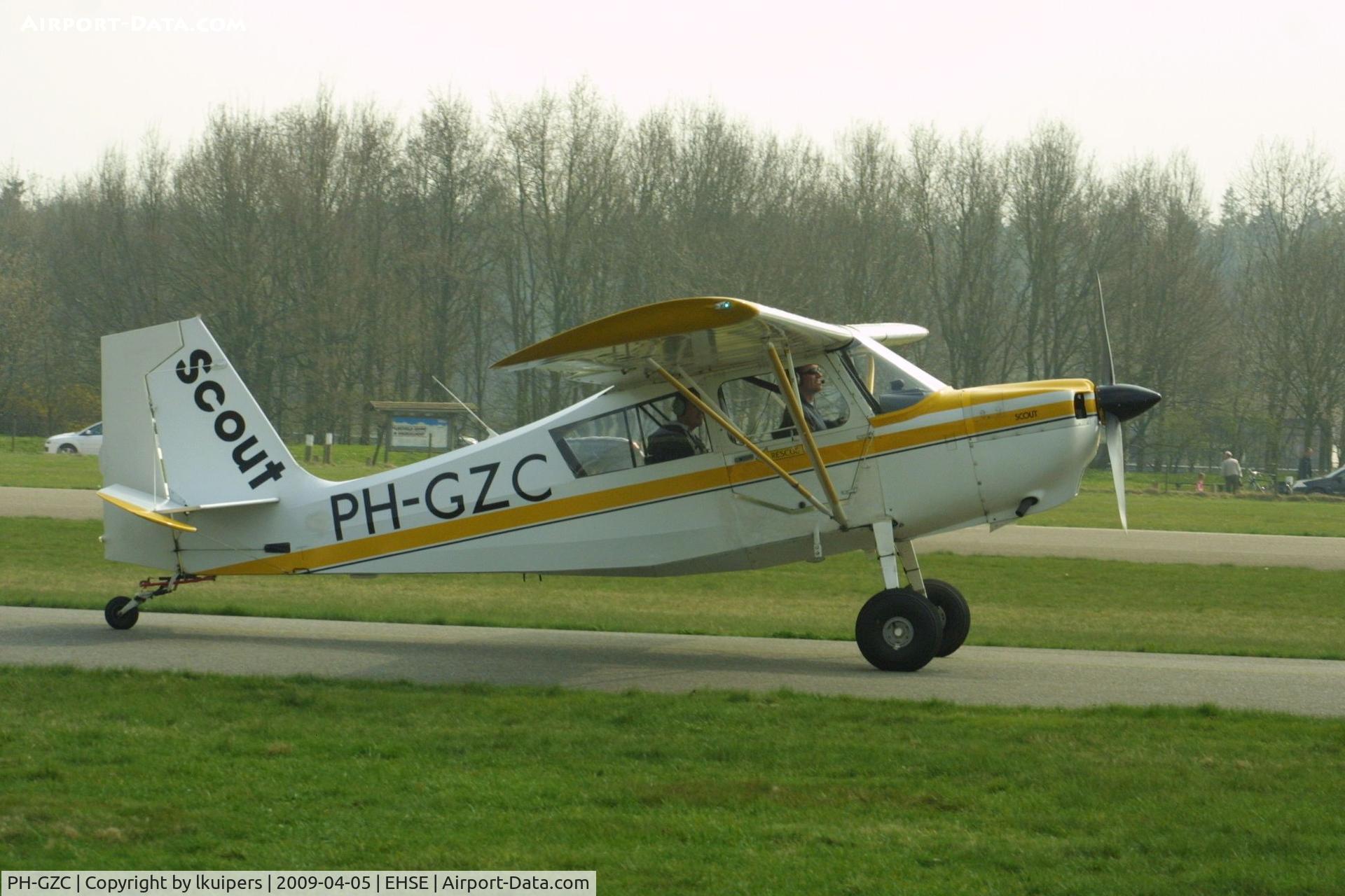 PH-GZC, 1980 Bellanca 8GCBC C/N 344-80, This glider tug from Gilze Rijen made a visit on Seppe Airport in April 2009