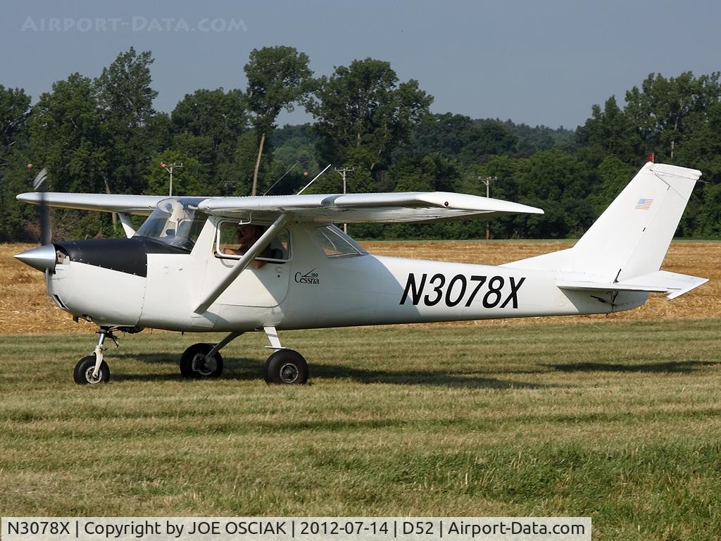 N3078X, 1966 Cessna 150F C/N 15064478, at Geneseo