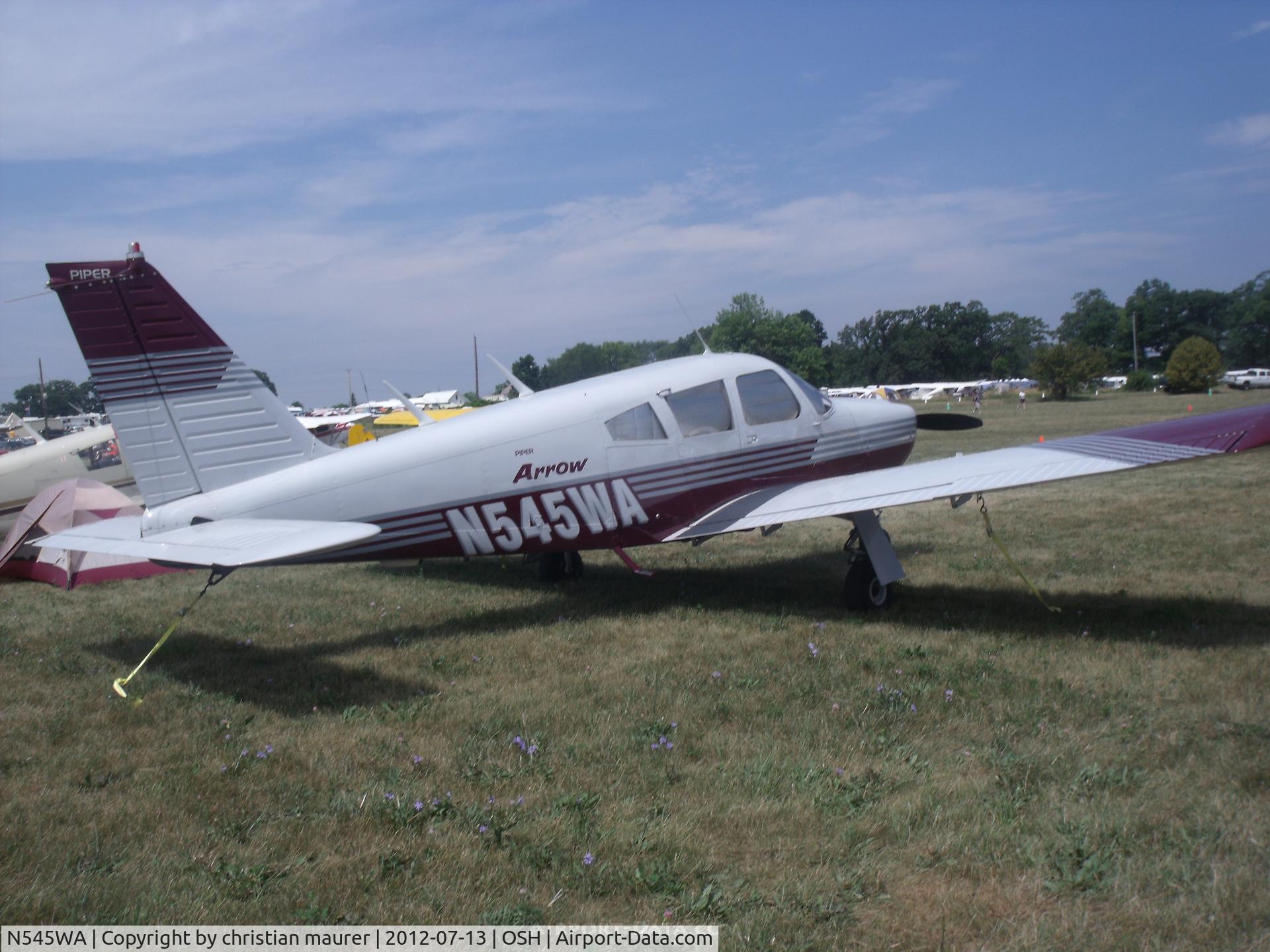 N545WA, 1968 Piper PA-28R-180 Cherokee Arrow C/N 28R-30577, piper arrow 180