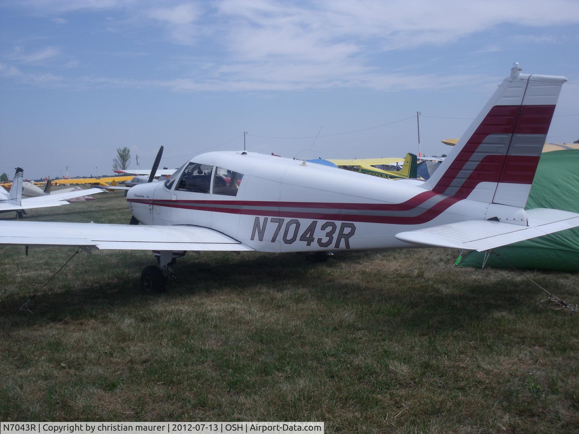N7043R, 1966 Piper PA-28-140 C/N 28-21740, CHEROKEE 140