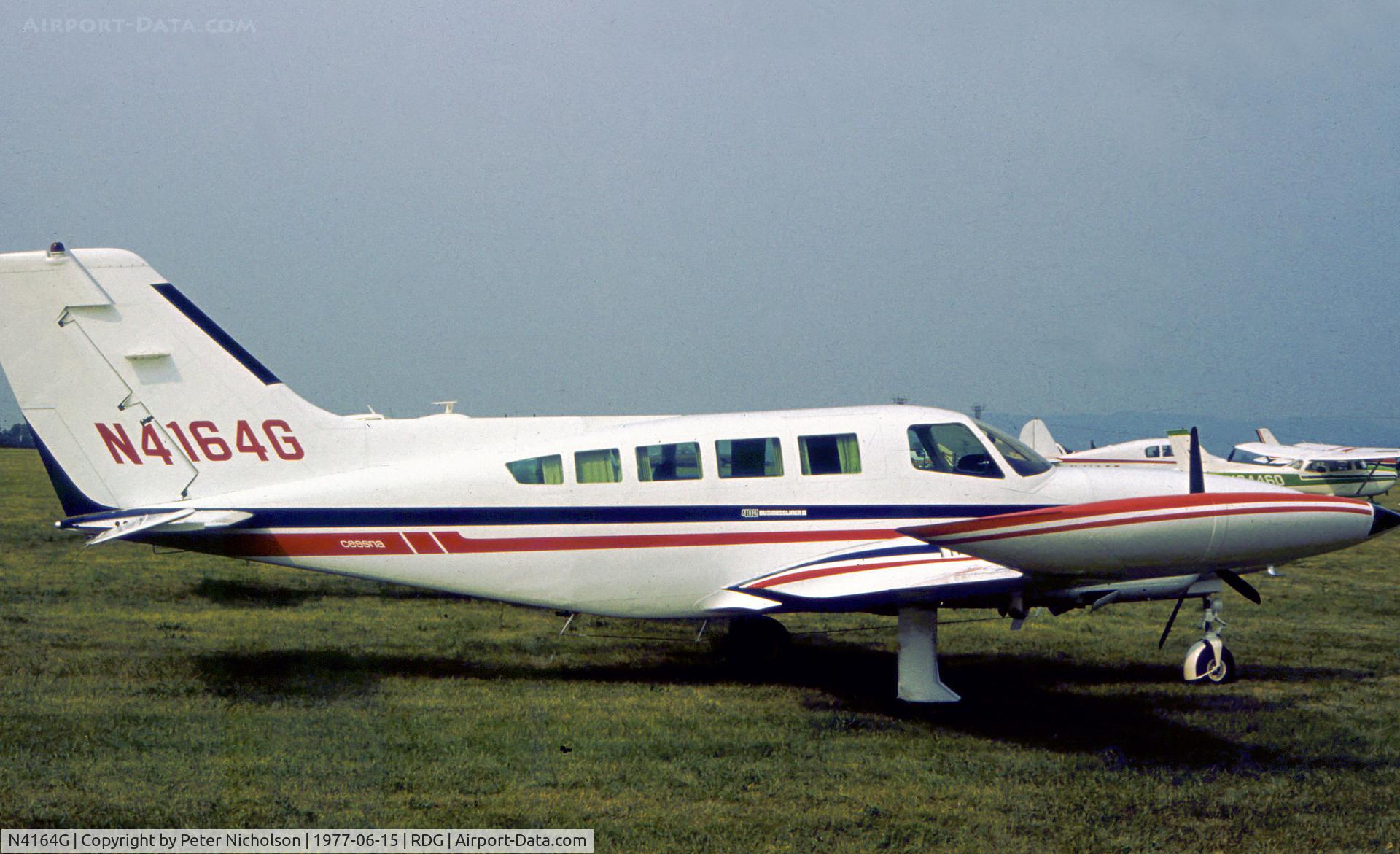 N4164G, Cessna 402B C/N 402B1211, Cessna 402B Businessliner II as seen at the 1977 Reading Air Show.