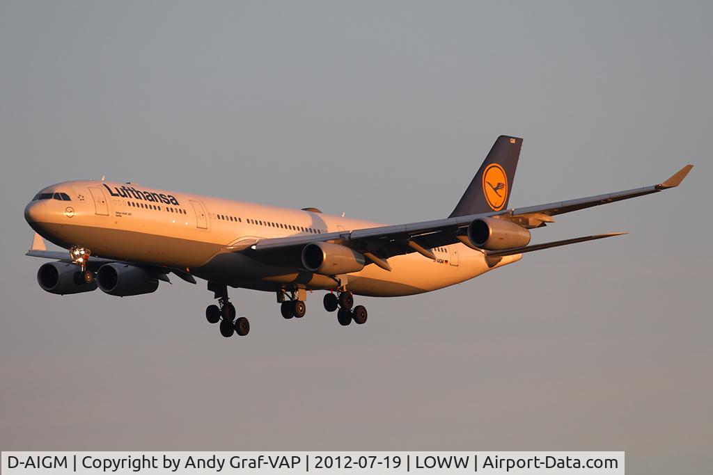 D-AIGM, 1997 Airbus A340-313 C/N 158, Lufthansa A340-300
