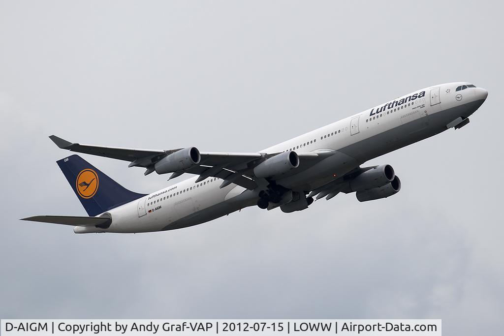 D-AIGM, 1997 Airbus A340-313 C/N 158, Lufthansa A340-300