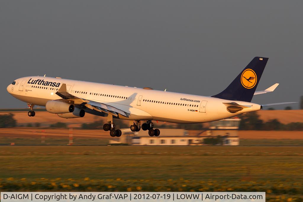 D-AIGM, 1997 Airbus A340-313 C/N 158, Lufthansa A340-300