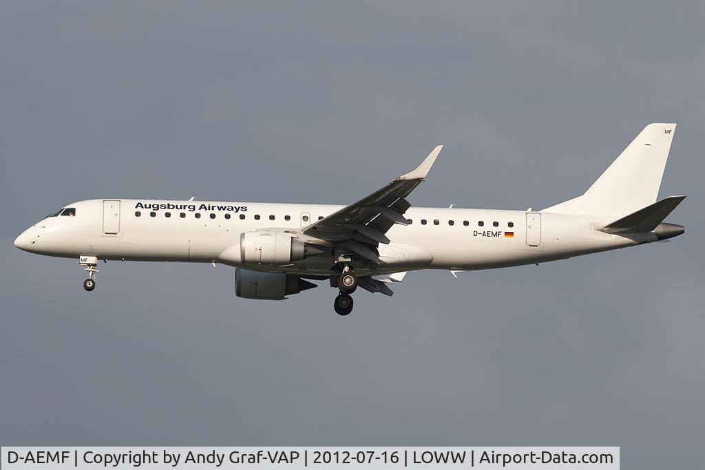 D-AEMF, 2009 Embraer 190AR (ERJ-190-100IGW) C/N 19000310, Augsburg Airlines EMB195