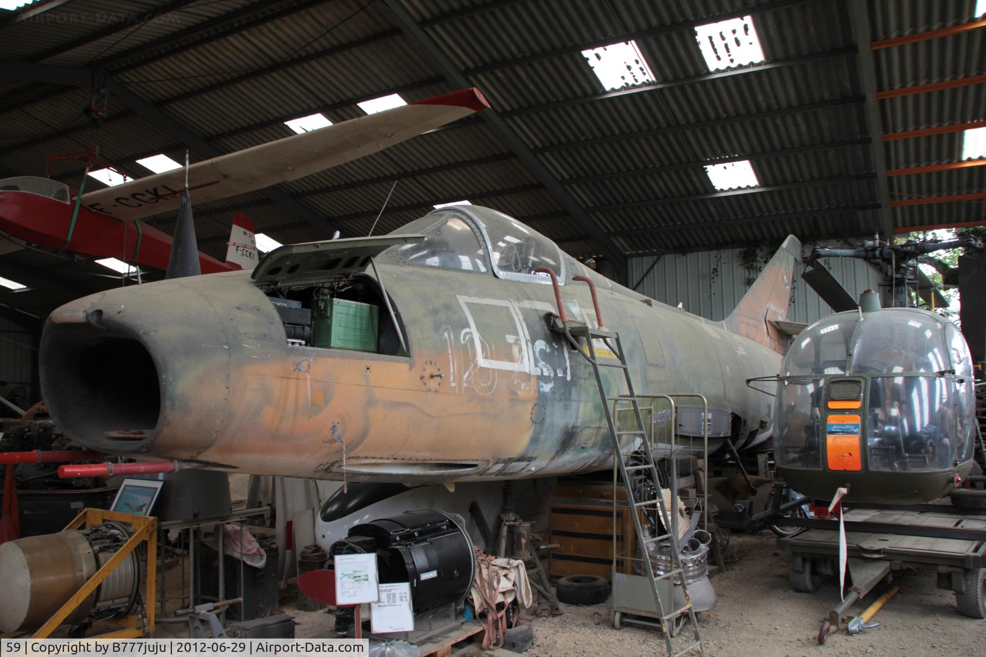 59, Dassault Super Mystere B.2 C/N 59, at Touchay