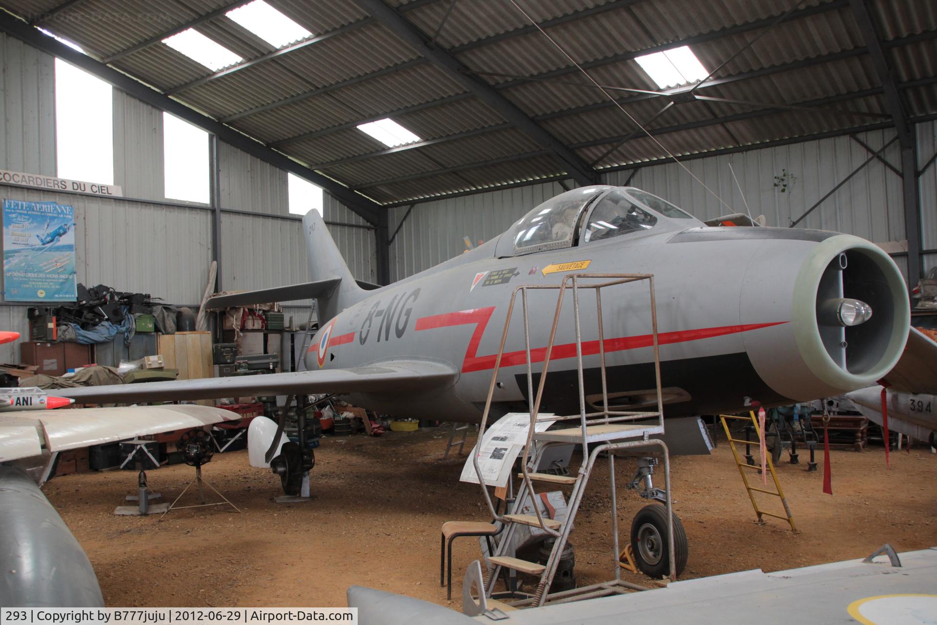293, Dassault Mystere IVA C/N 293, at Touchay