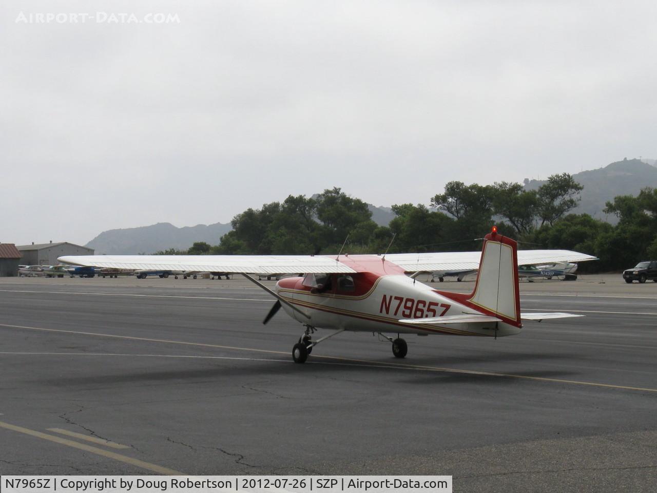 N7965Z, 1963 Cessna 150C C/N 15060065, 1963 Cessna 150C, Continental O-200 100 Hp, taxi