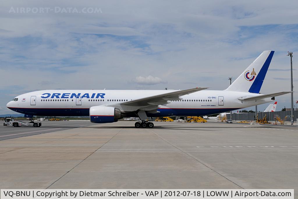 VQ-BNU, 1999 Boeing 777-2Q8/ER C/N 29908, Orenair Boeing 777-200