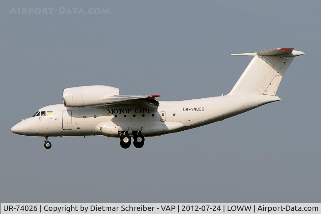 UR-74026, 1992 Antonov An-74-200 C/N 36547096919, Motor Sich Antonov 74