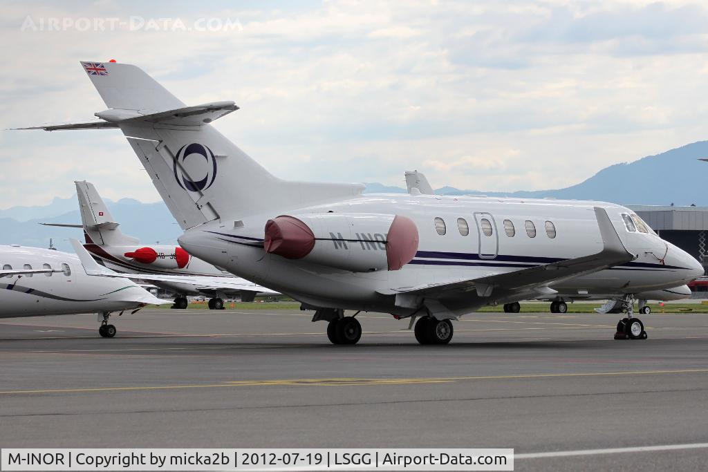 M-INOR, 2008 Hawker Beechcraft 900XP C/N HA-0059, Parked at RUAG