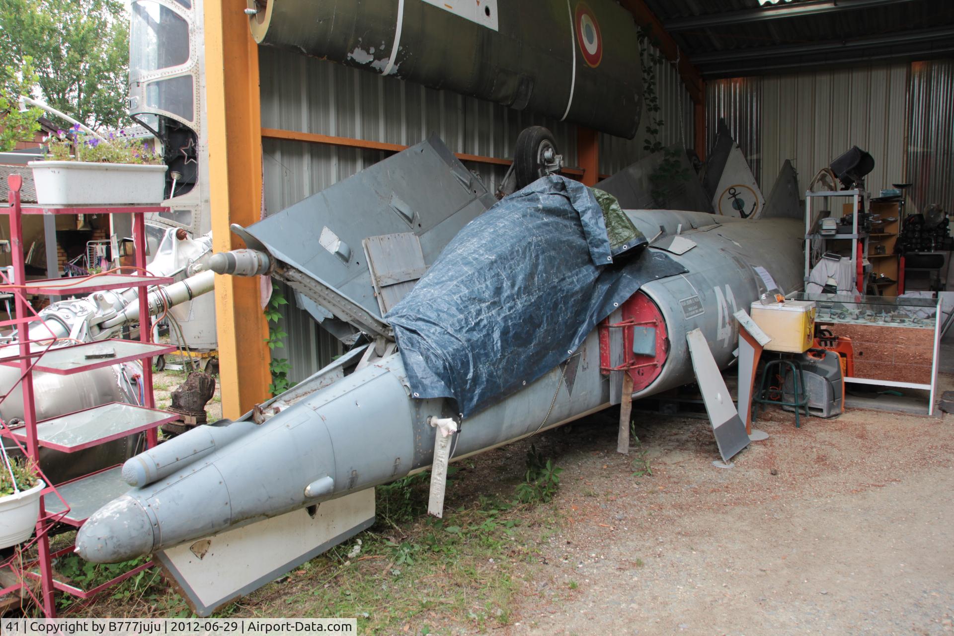 41, Dassault Etendard IV.M C/N 41, at Touchay