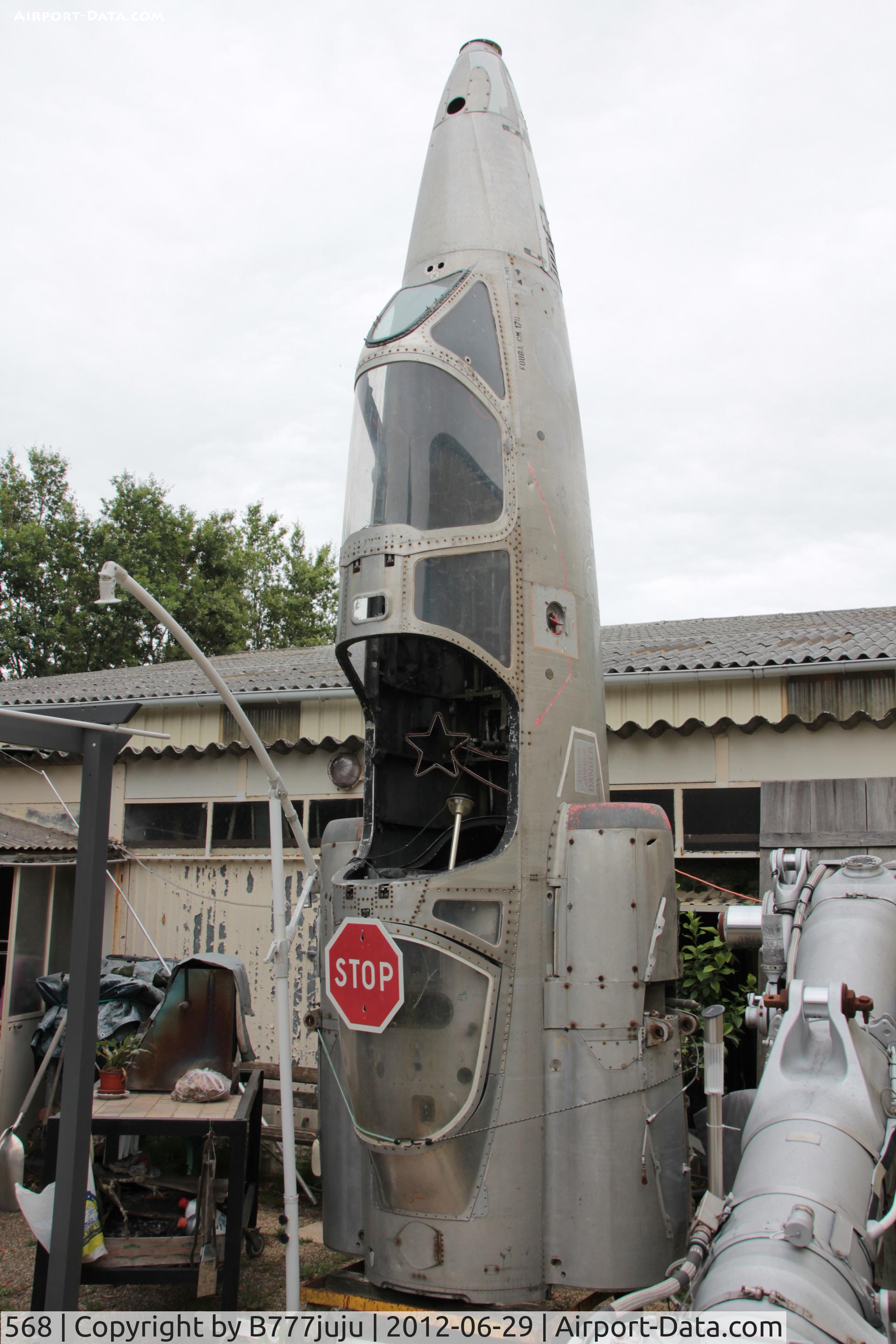 568, Fouga CM-170 Magister C/N 568, at Touchay