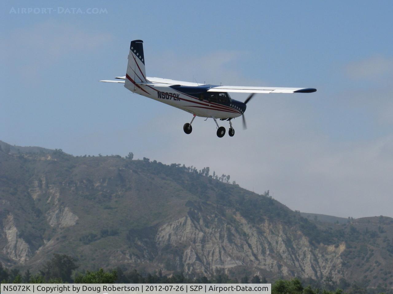 N5072K, 1967 Helio H-295-1200 Super Courier C/N 1251, 1967 Helio H-295 SUPER COURIER STOL conversion to HT-295 tri-gear, Lycoming GO-480-G1D6 295 Hp geared engine, high-speed pass over 22