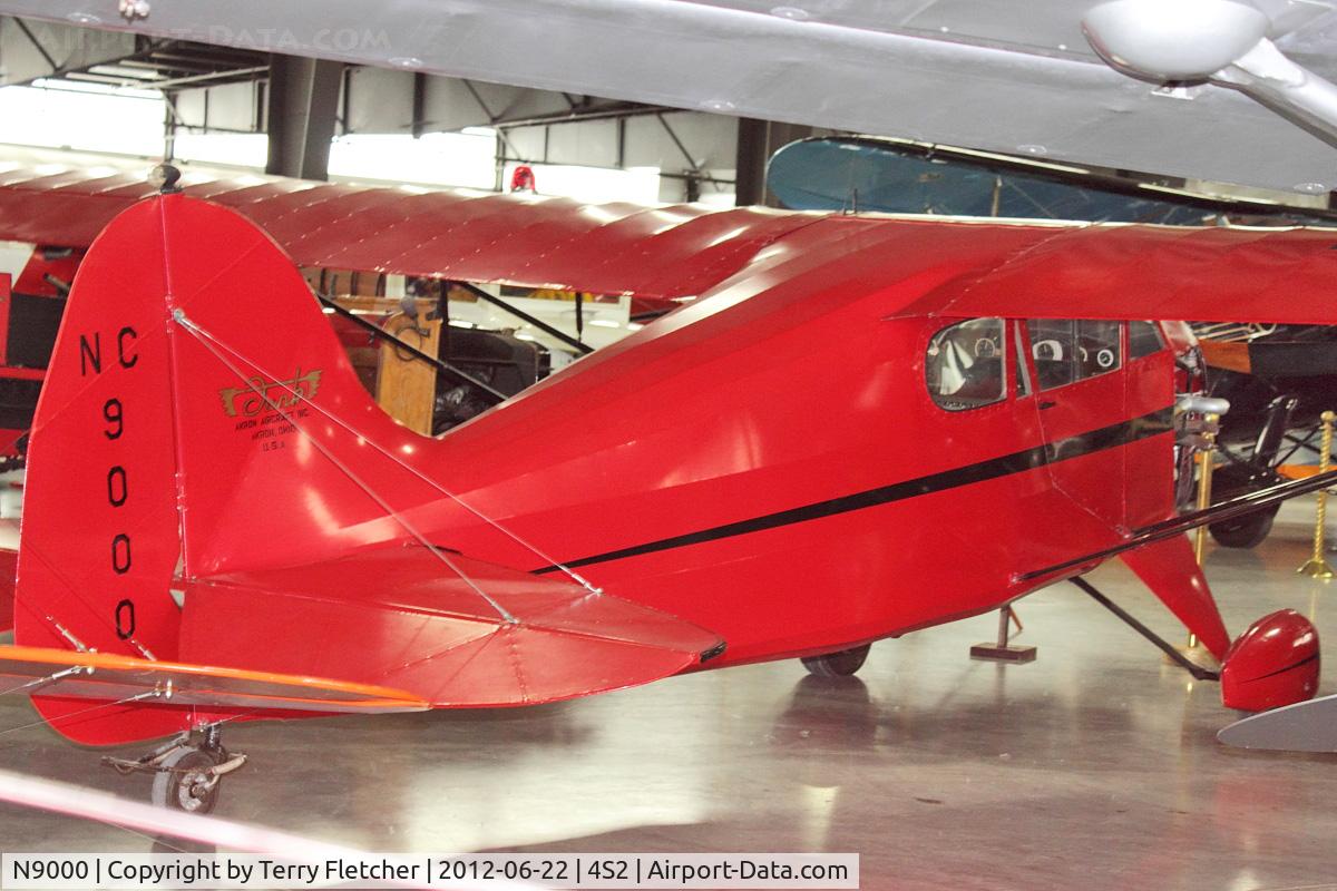N9000, 1937 McClish Funk B C/N B-2, at Western Antique Aeroplane & Automobile Museum at Hood River, Oregon