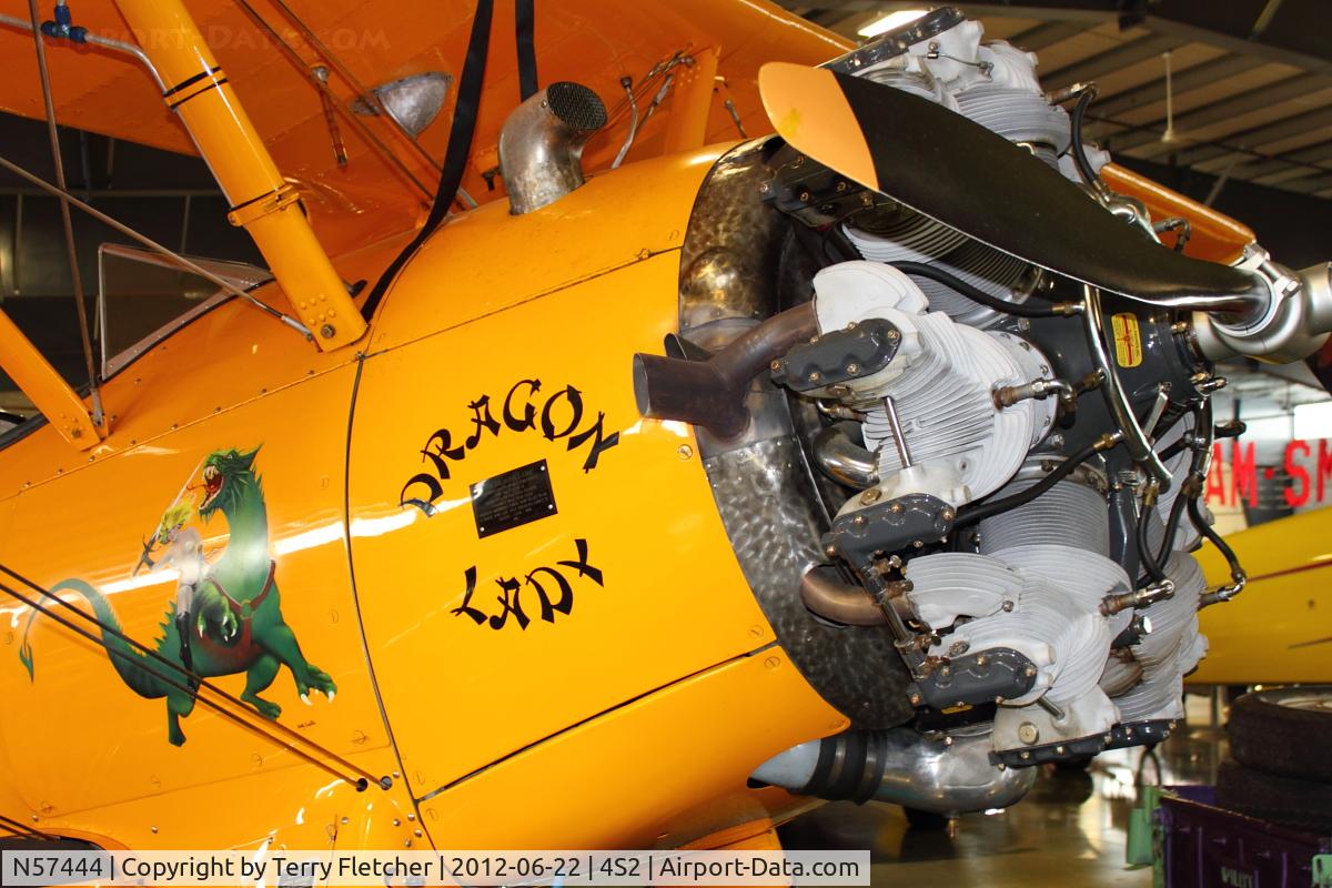 N57444, 1941 Boeing IB75A C/N 75-166, at Western Antique Aeroplane & Automobile Museum at Hood River, Oregon