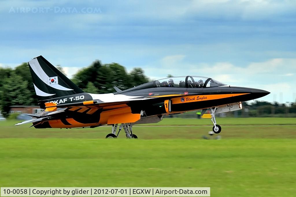 10-0058, Korean Aerospace Industries T-50B Golden Eagle C/N KA-058, Landing back after a superb performance