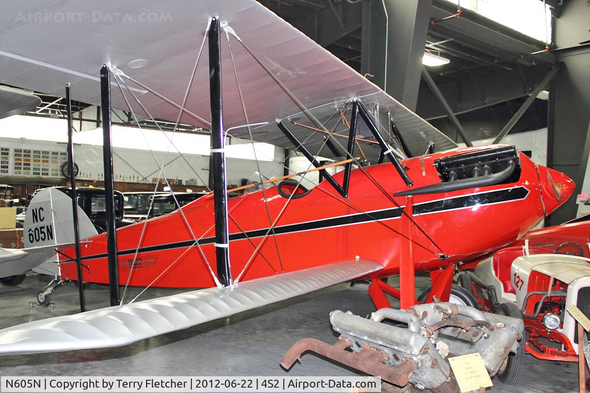 N605N, 1929 Waco DSO C/N 3006, at Western Antique Aeroplane and Automobile Museum at Hood River, Oregon
