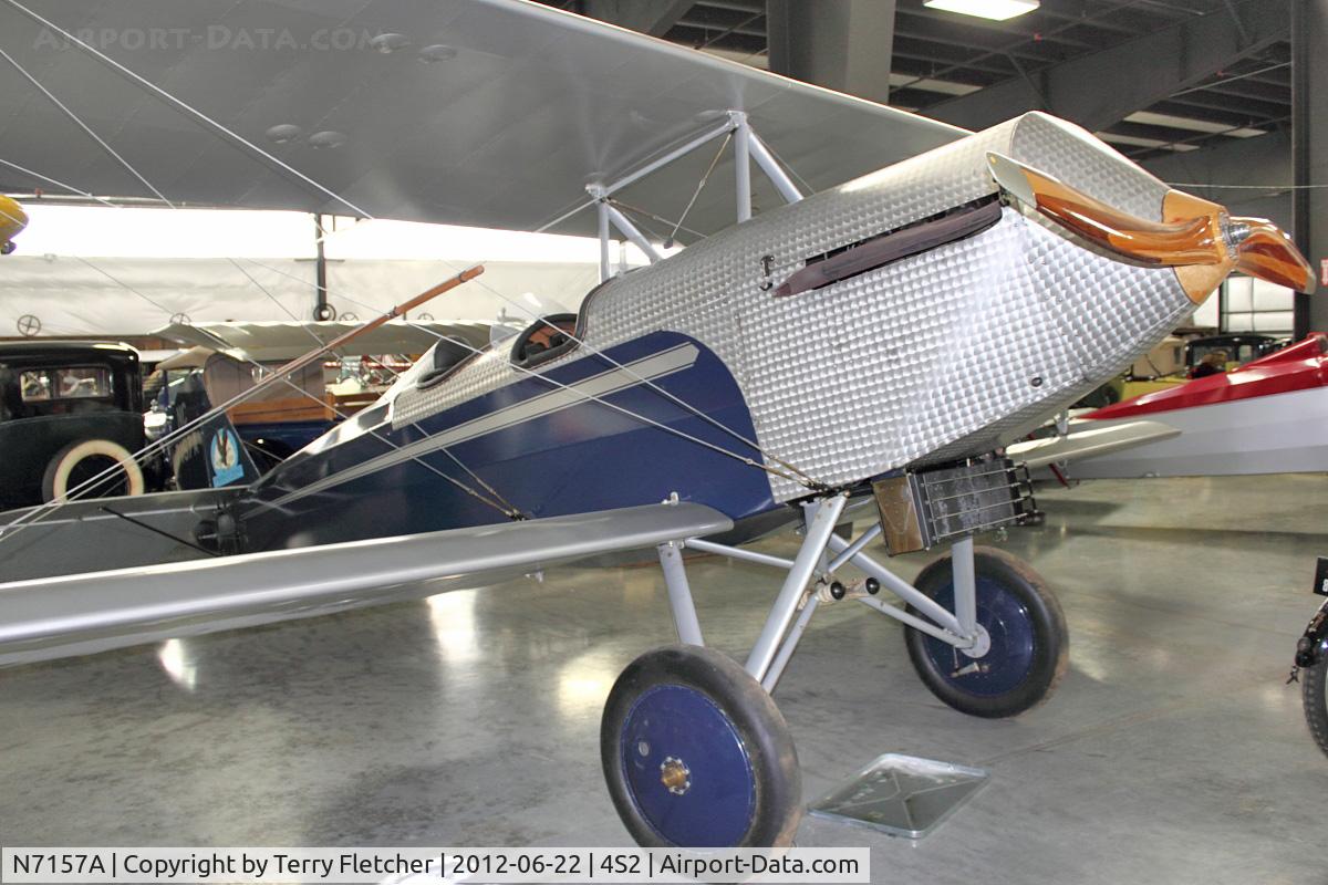 N7157A, 1928 American Eagle 101 C/N 278, at Western Antique Aeroplane and Automobile Museum at Hood River, Oregon