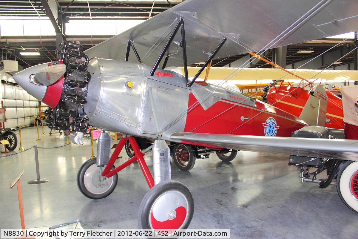 N8830, 1928 Stearman C3-B Sport Commercial C/N 244, at Western Antique Aeroplane and Automobile Museum at Hood River, Oregon