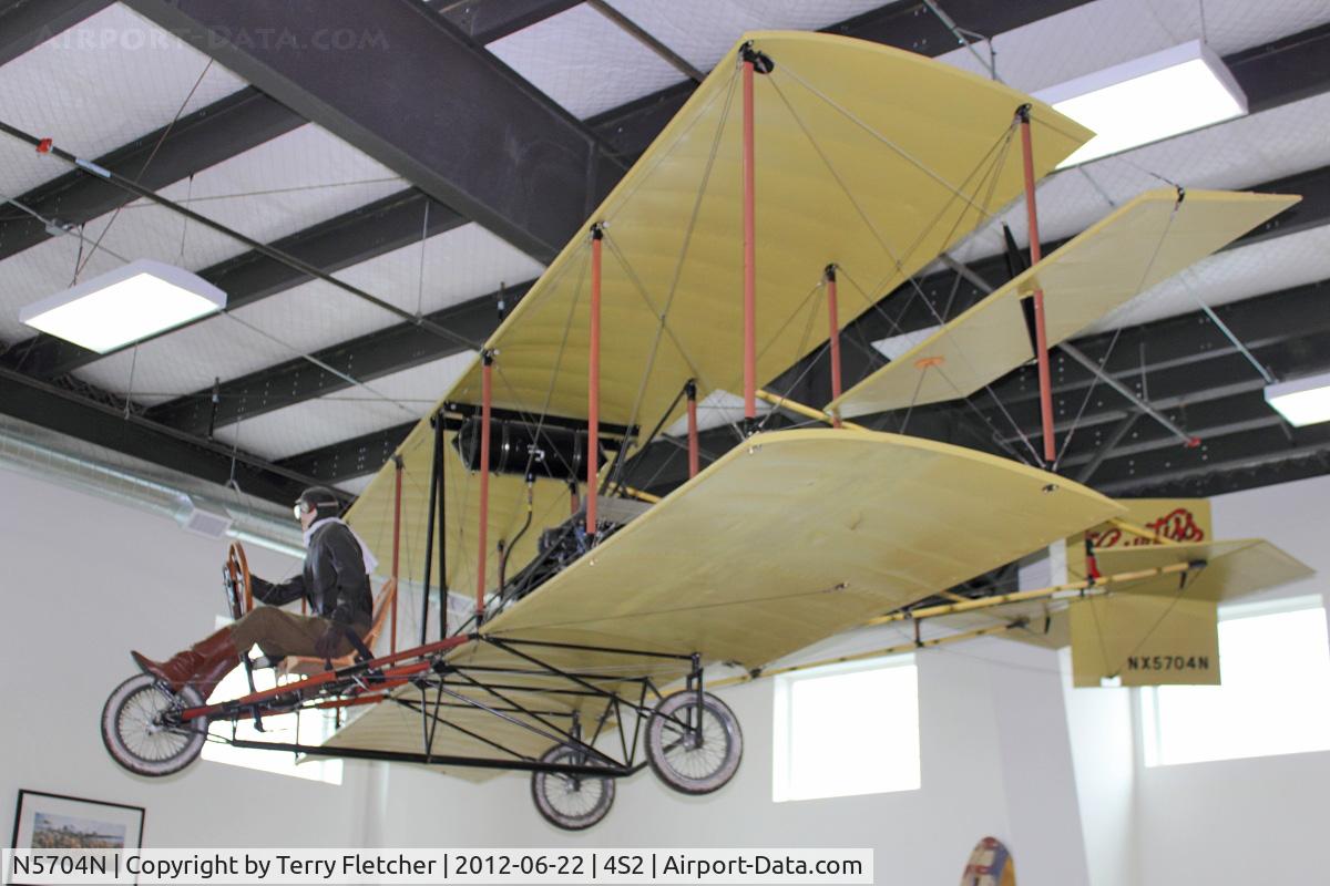 N5704N, 1947 Bullock-Curtiss 1912 C/N 1, at Western Antique Aeroplane and Automobile Museum at Hood River, Oregon