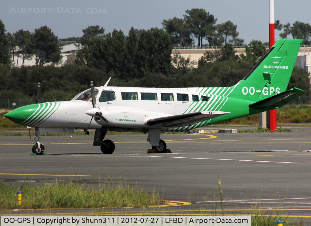 OO-GPS, 1980 Cessna 404 Titan Titan C/N 404-0609, Parked at the General Aviation area...