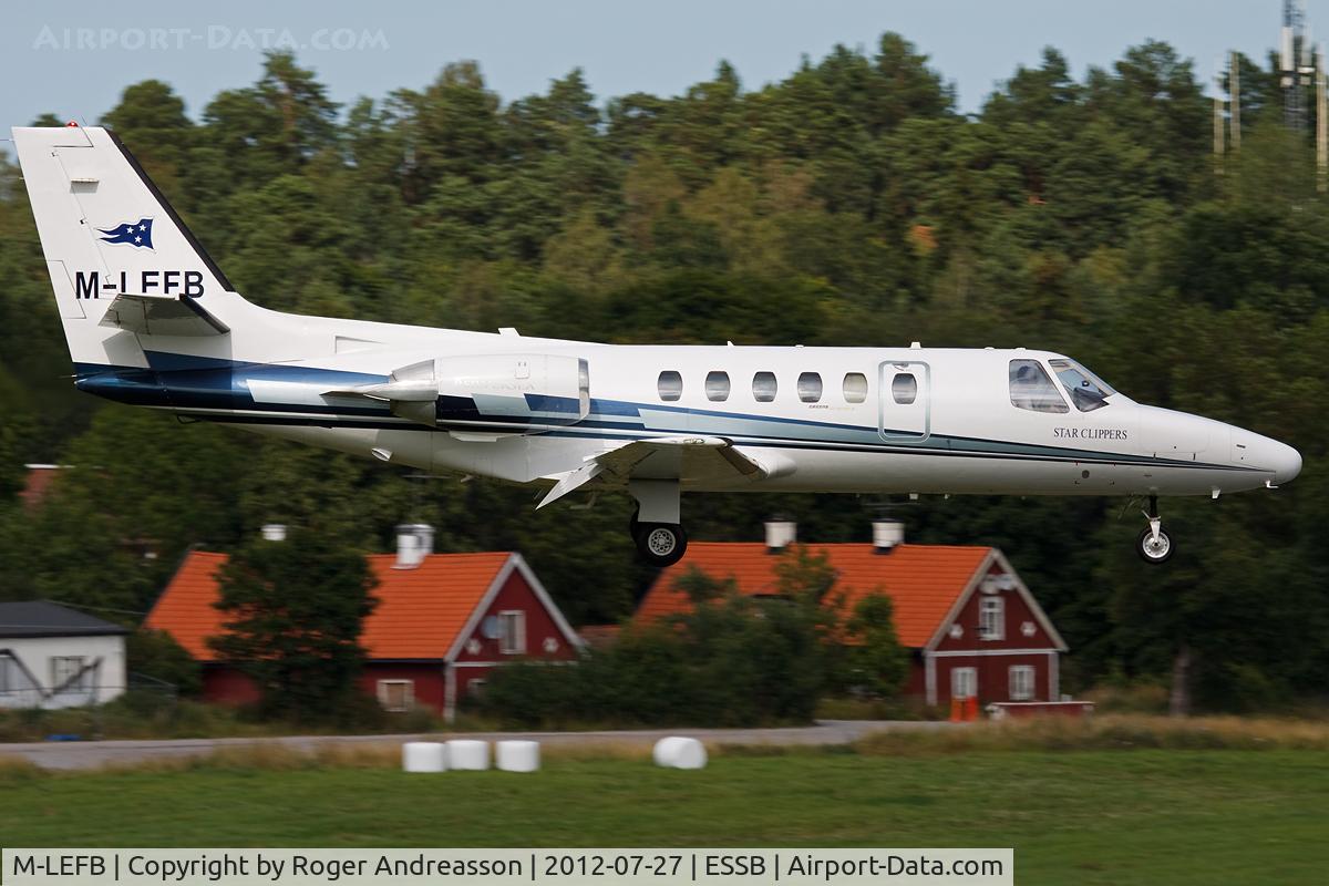 M-LEFB, 1980 Cessna 550 Citation II C/N 550-0172, Ex SE-RCZ