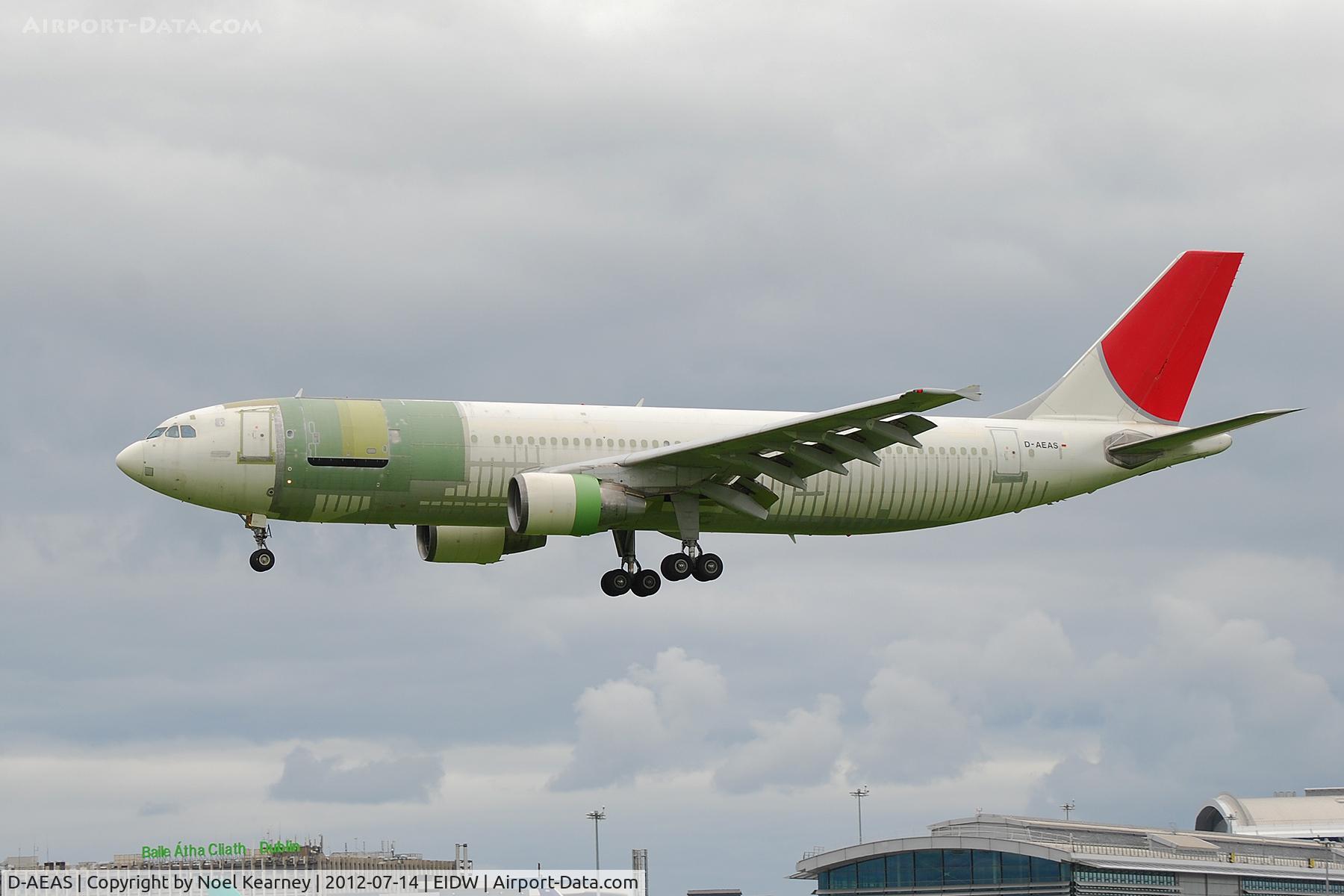 D-AEAS, 1994 Airbus A300B4-622R(F) C/N 737, Ferried to Dublin for painting before delivery to DHL.