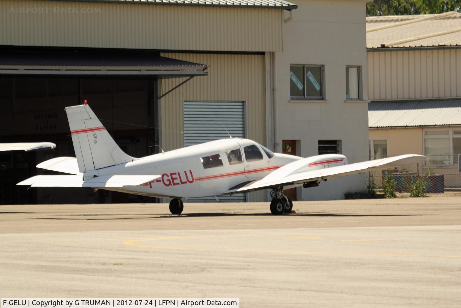 F-GELU, 1973 Piper PA-34-200 Seneca C/N 34-7350147, Parked on the ramp