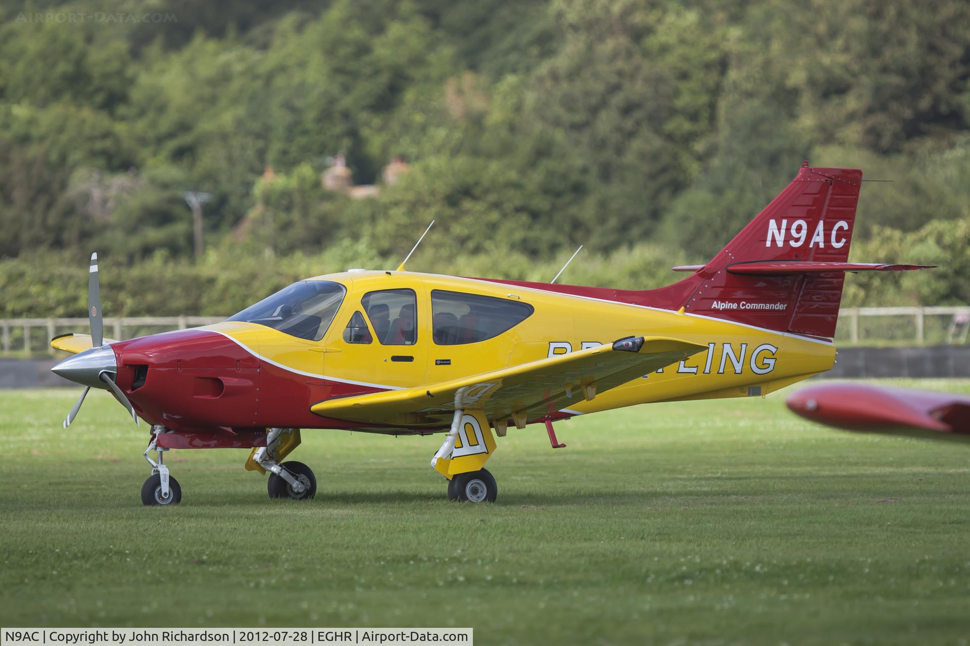 N9AC, 1979 Rockwell Commander 112TCA C/N 13304, Parked at Goodwood West Sussex UK