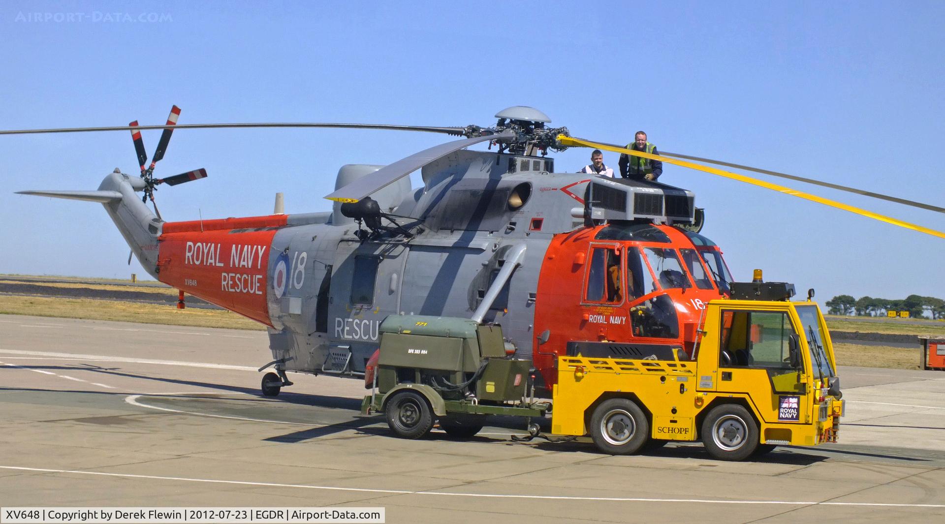 XV648, 1969 Westland Sea King HAS.6 C/N WA636, 771 NAS SAR, RNAS Culdrose.