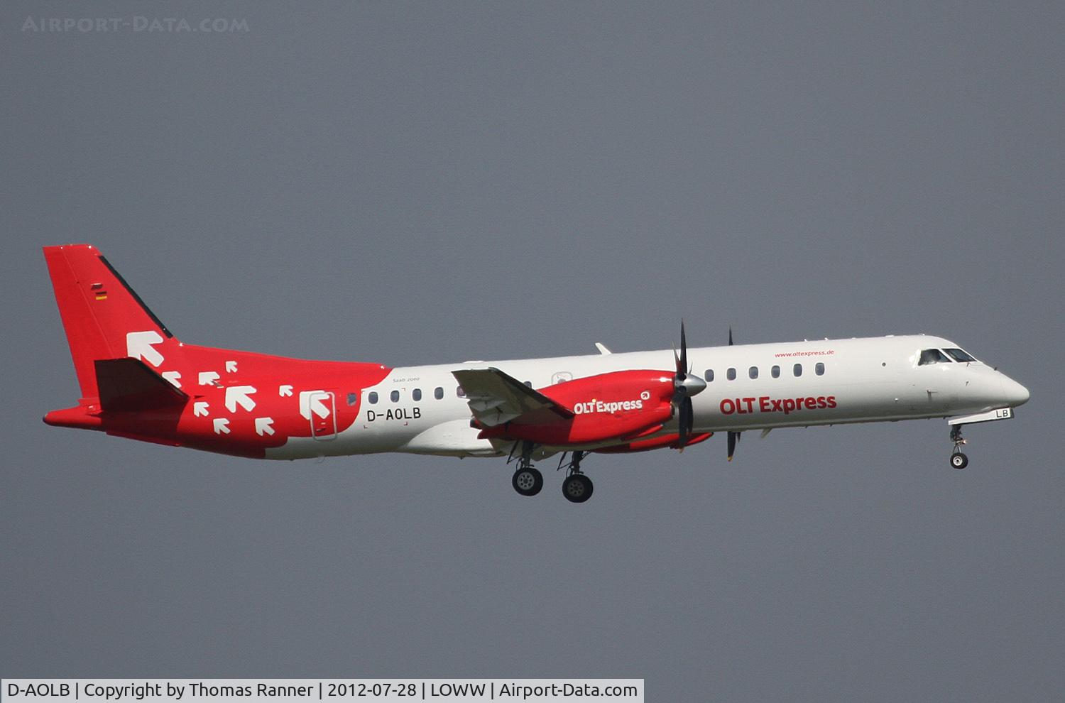 D-AOLB, 1994 Saab 2000 C/N 2000-005, OLT Express Germany