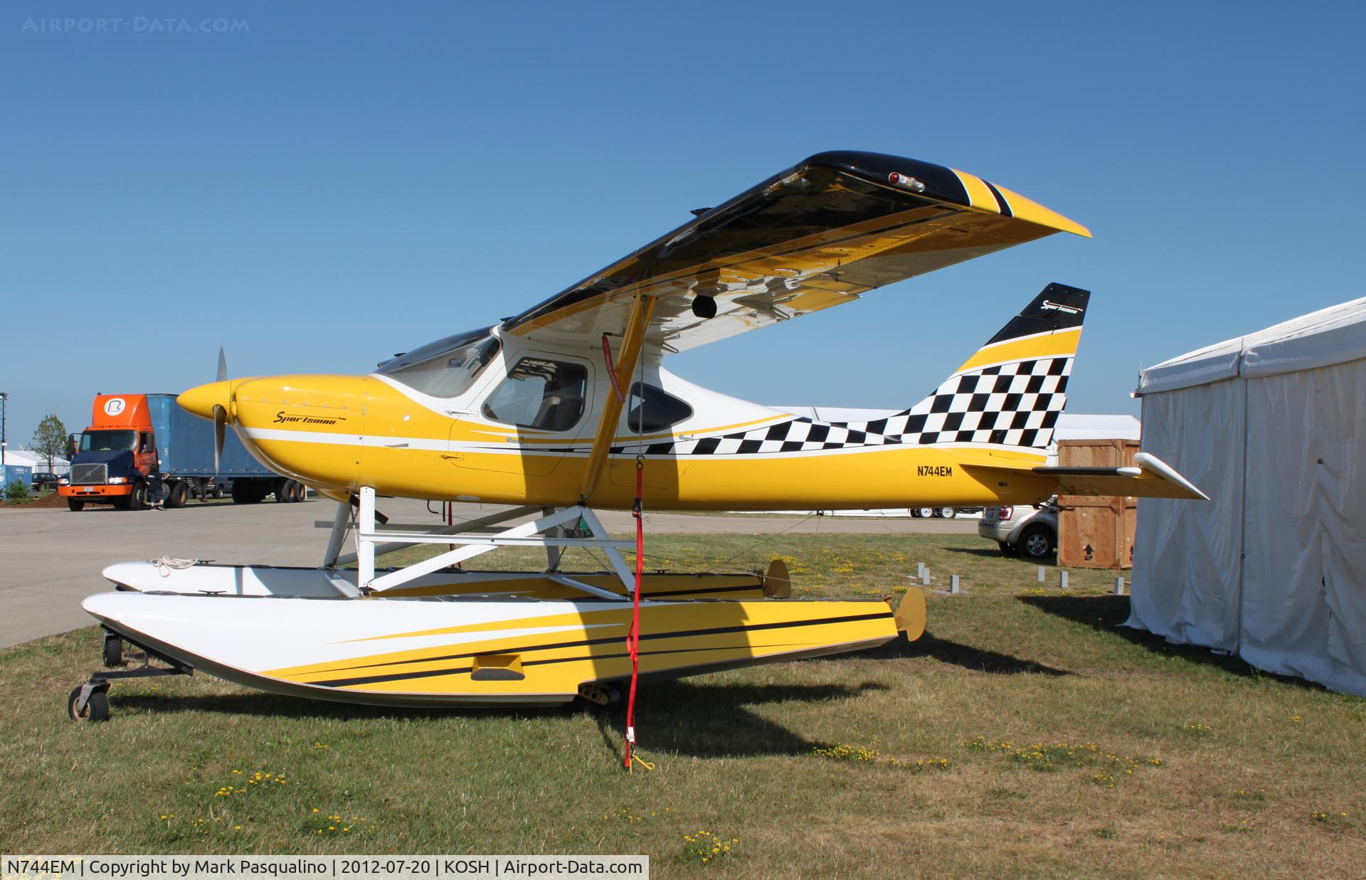 N744EM, 2007 Glasair GS-2 Sportsman C/N 7184, GS-2 Sportsman