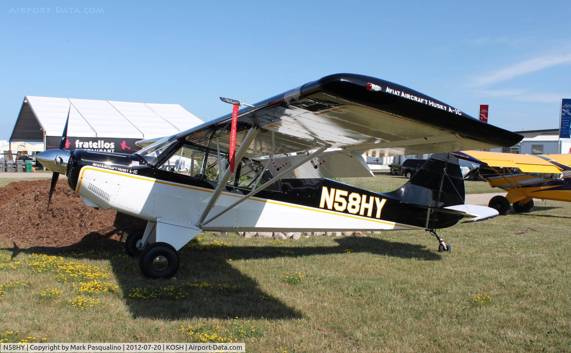 N58HY, 2001 Aviat A-1B Husky C/N 2158, Aviat A-1B