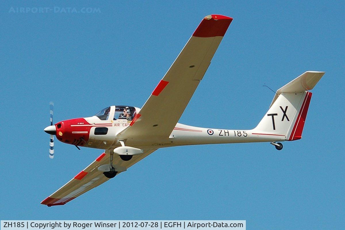 ZH185, Grob G-109B Vigilant T1 C/N 6533, Coded TX. Operated by RAF Cosford based 633 VGS on deployment to Swansea Airport for the weekend to operate with 6336 VGS.