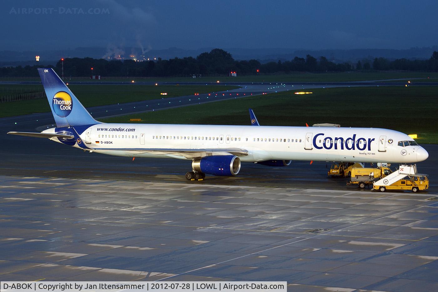 D-ABOK, 2000 Boeing 757-330 C/N 29020, D-ABOK @ LOWL