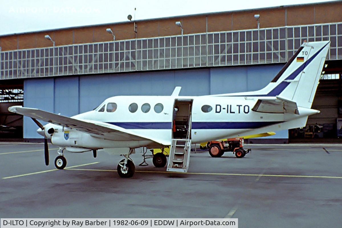 D-ILTO, 1969 Beech B90 King Air C/N LJ-453, Taken from a slide.
