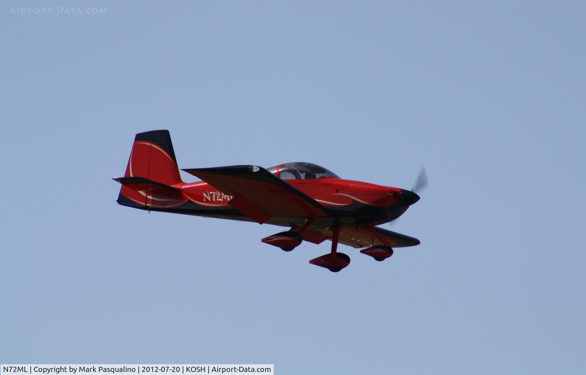 N72ML, 2007 Vans RV-7A C/N 70928, Vans RV-7A