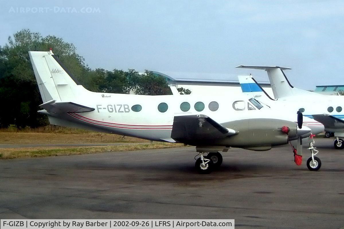 F-GIZB, 1981 Beech C90 King Air C/N LJ-955, Seen here.