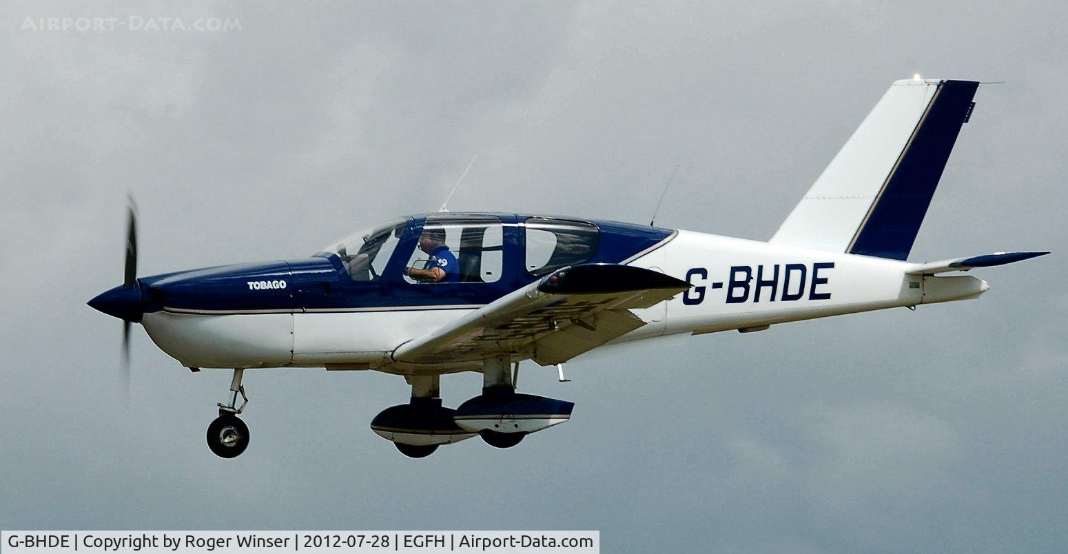 G-BHDE, 1980 Socata TB-10 Tobago C/N 58, Visiting Socata Tobago.