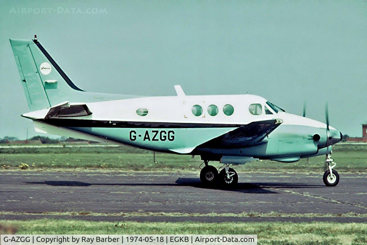 G-AZGG, 1971 Beech C90 King Air C/N LJ-543, Taken from a slide.