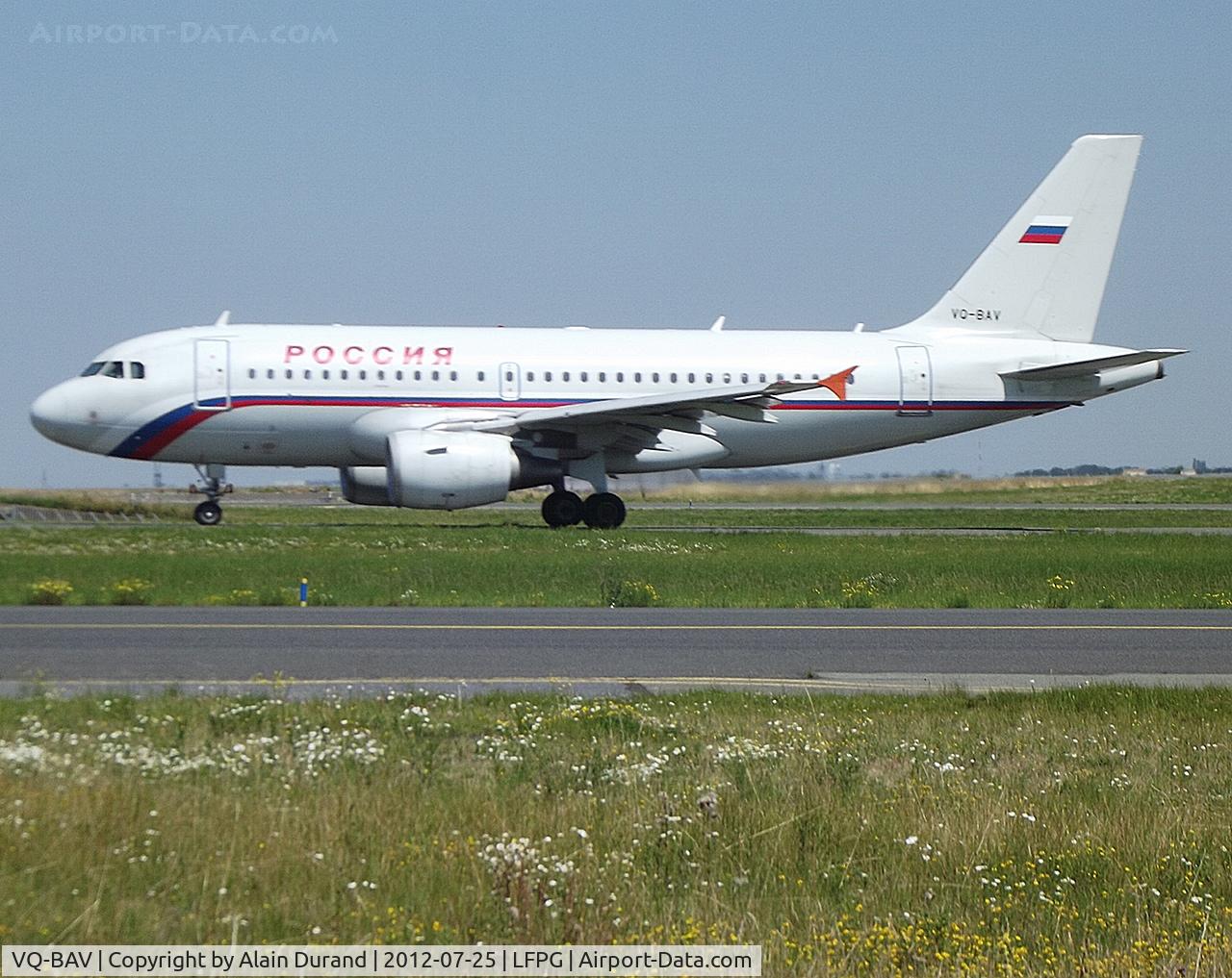 VQ-BAV, 2002 Airbus A319-111 C/N 1743, Delivered new to Frontier Airlines as N907FR, the 