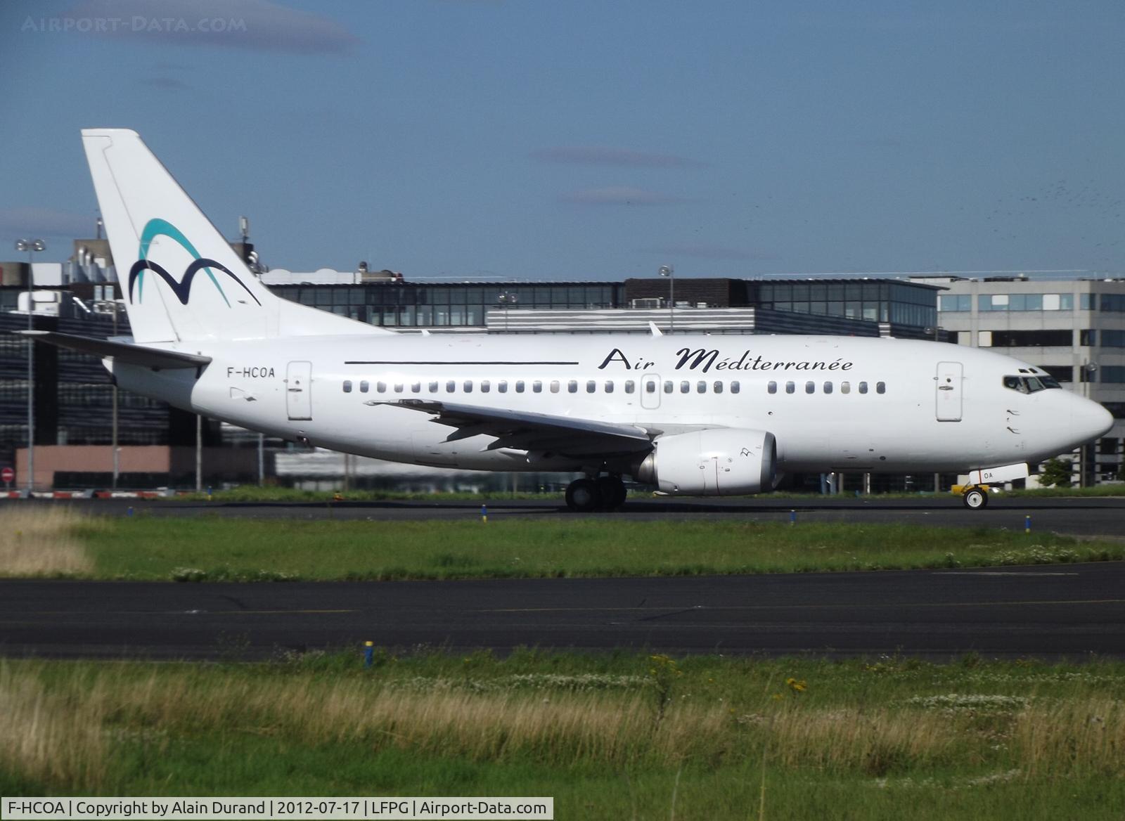 F-HCOA, 1996 Boeing 737-5L9 C/N 28084, C/N 2788, delivered new to Maersk Air as OY-APB in 1996.