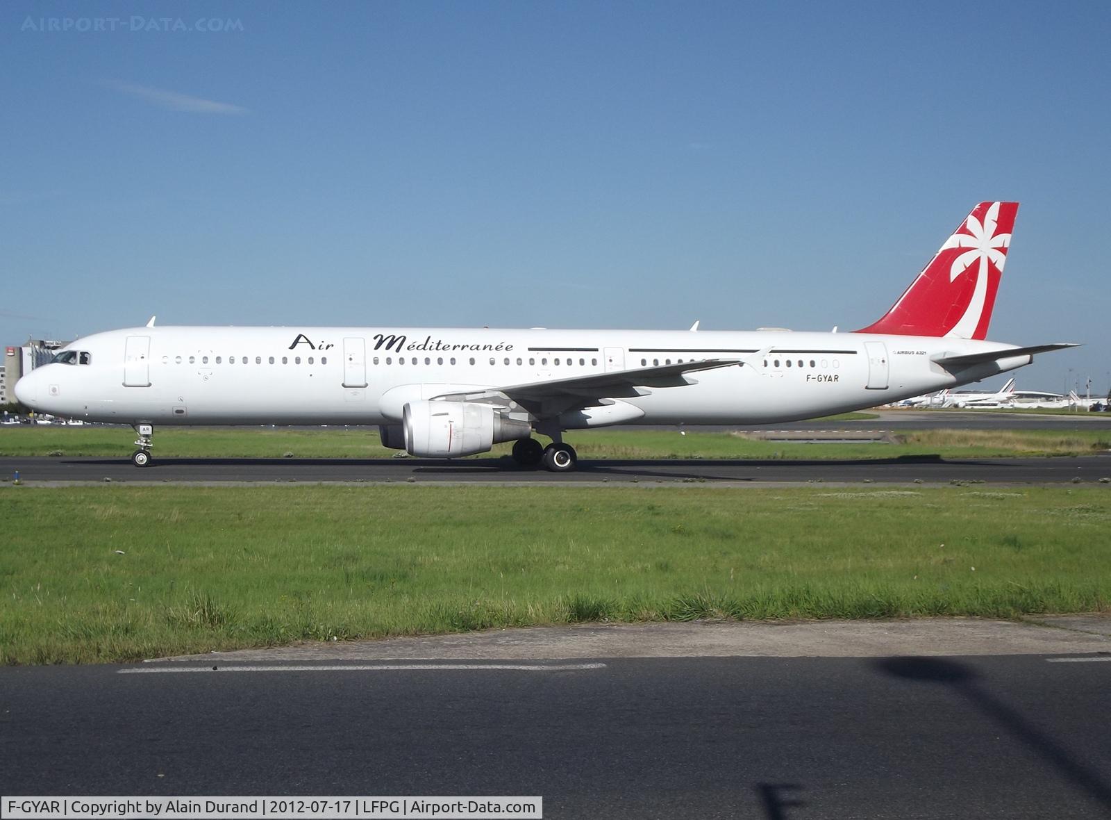 F-GYAR, 1995 Airbus A321-211 C/N 891, Part of ILFC extensive portfolio, C/N 891 first served Swissair and Swiss as HB-IOJ. Move across the border to France took place in 2004.