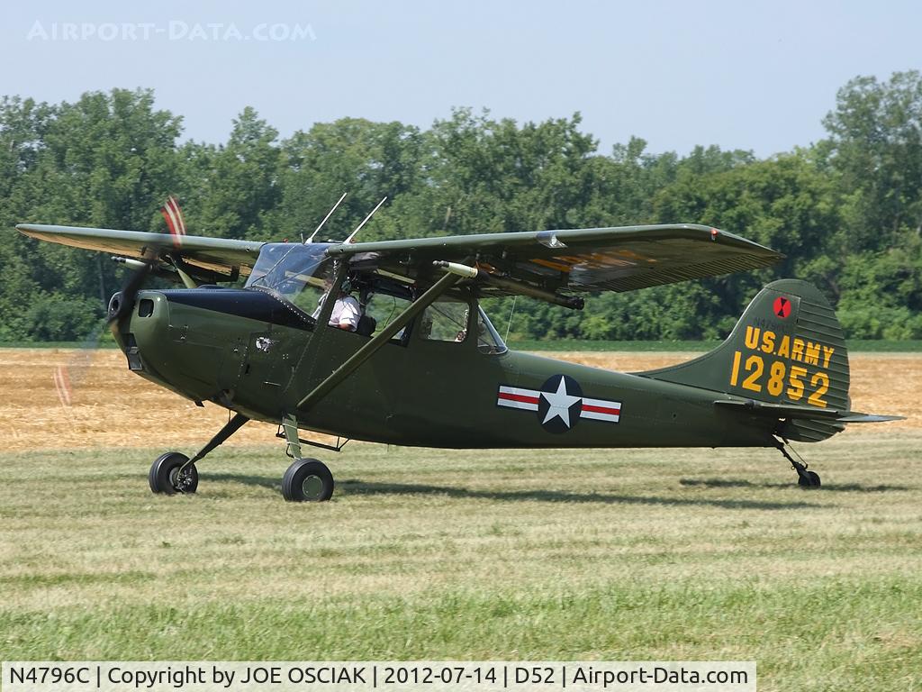 N4796C, 1956 Cessna L-19 C/N 23309, at Geneseo
