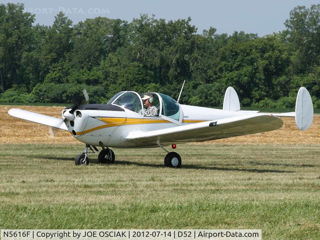 N5616F, 1966 Alon A2 Aircoupe C/N A-216, at Geneseo