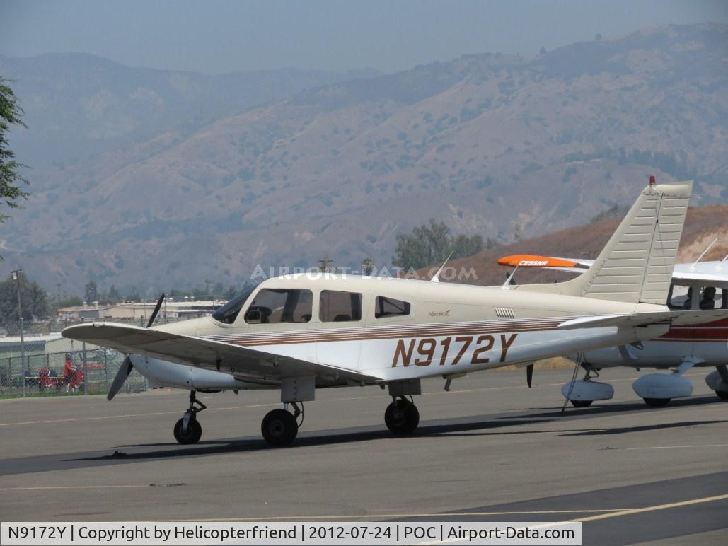 N9172Y, 1985 Piper PA-28-161 C/N 28-8616034, Parked in transient parking